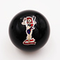 Affordable Street Rods Embedded Lady Luck Shift Knob - 2 1/8" diameter knob with a 16mm x 1.50 brass insert