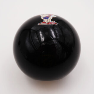 Affordable Street Rods Embedded Lady Luck Shift Knob - 2 1/8" diameter knob with a 16mm x 1.50 brass insert