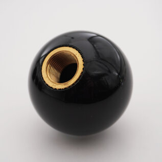 Affordable Street Rods Embedded Skull Shift Knob - 2 1/8" knob with a 16mm x 1.50 brass insert