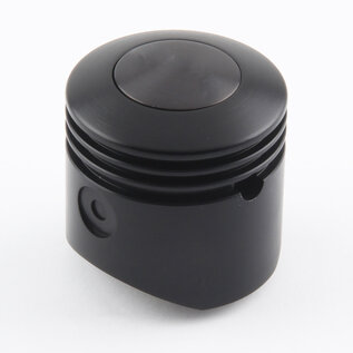 Lokar Aluminum Piston Knob - Plain Button