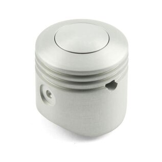 Lokar Aluminum Piston Knob - Plain Button