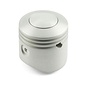 Lokar Aluminum Piston Knob - Plain Button