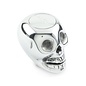 Lokar Aluminum Skull Shift Knob with Push Button Lock-Out - Polished