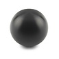 Lokar 2” Solid Aluminum Shift Knobs - Round - 3/8-24 Insert