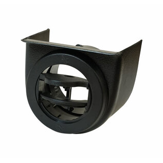 Vintage Air Double Vane Under Dash Louver - All Black- 49393-VUL