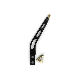 Lokar 6” Single Bend Black XMSL614F