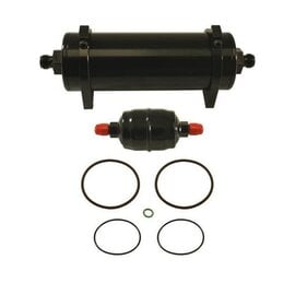 Vintage Air Proline Horizontal Black Aluminum A/C Drier - 07317-VUQ