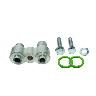 Vintage Air GM A-6 and R4 Early-Style Compressor Adapter Block Kit W/ Bolt and O-rings - 34108-VUG