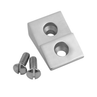 Vintique, Inc. 1932-34 Ford Closed Car & Pickup (Except 32 3W) Door Striker Plate - 40-702340-SS