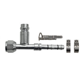 Vintage Air EZ Clip Straight Hose End Fitting Kit W/134a Service Port