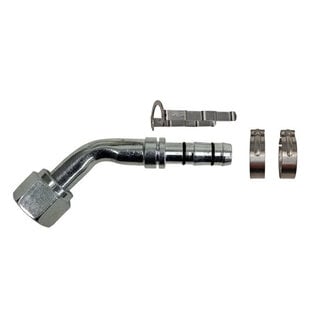 Vintage Air EZ Clip 45 Degree Hose End Fitting Kit