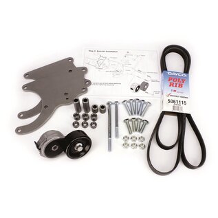 Alan Grove Components Compressor Bracket - LS Truck - Low Profile - Passenger Side - 140R