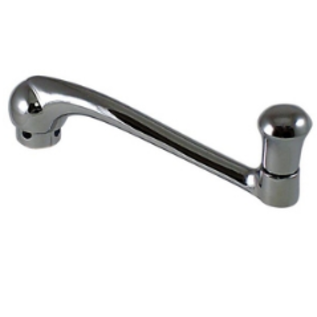 Vintique, Inc. 1936 Ford Closed Car & 36-37 P/U Chrome Inside Window Handle -  68-702780-E