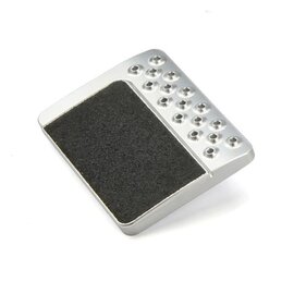 Lokar Goolsby Edge Edition Automatic Brake Pedal Pad with Grip Tape - BAG-6204