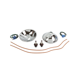 Vintique, Inc. 1935-36 Ford Pass & 1935-39 P/U Halogen Headlight Reflector Kit - 48-13027-QK12