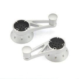 Clayton Machine Works Pro-Touring Billet Truss-Style Vent Window Cranks - GM/Ford - '49 & Up