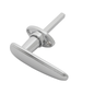 Vintique, Inc. 1932-34 Ford Pickup Truck Chrome Outside Door Handle - 46-702350-P
