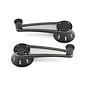 Clayton Machine Works Pro-Touring Mesh-Style Window Cranks