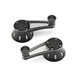 Clayton Machine Works Pro-Touring Mesh-Style Vent Window Cranks