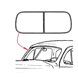 Vintique, Inc. 1941-48 Ford Windshield Rubber w/o Chrome Groove - 11A-7003110-A