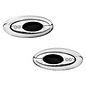 Clayton Machine Works Ellipitcal Bezel Door Handles