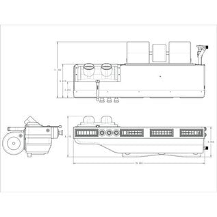 Vintage Air Vintage Air Slimline Under Dash Evaporator - Heat/Cool/Defrost