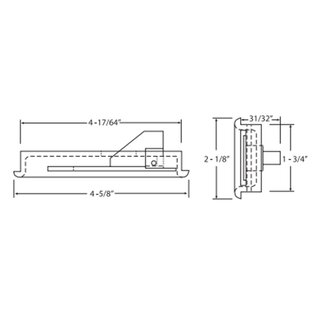 Lokar Oval Billet Aluminum Interior Door Handles