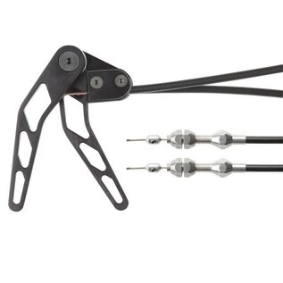 Lokar Combination Release Cable Kits - Black Housing
