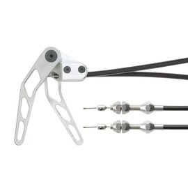 Lokar Combination Release Cable Kits - Black Housing