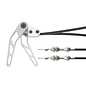 Lokar Combination Release Cable Kits - Black Housing