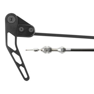 Lokar Hood Release Cable Kits - Black Housing