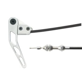 Lokar Hood Release Cable Kits - Black Housing