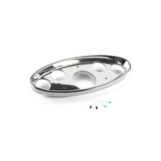 Lokar Oval Billet Aluminum Dash - 32 Ford - VDO, Auto Meter, Ford Masterpiece
