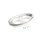 Lokar Oval Billet Aluminum Dash - 32 Ford - Classic Instrument Gauges - Flat Lens - Low Step Bezel Only
