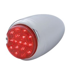 United Pacific 39 Chevy LED Tail Light Assembly Chrome Driver's Side