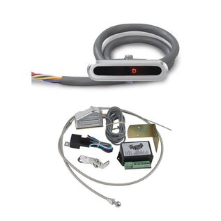 Lokar Billet Aluminum LED Dash Indicator with Sensor Kit - GM TH350/TH400 - Horizontal Display