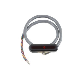 Lokar Billet Aluminum LED Dash Indicator (No Sensor Kit) - GM TH350/TH400/TH200, Ford C4/C6, Chrysler 727/904/518 - Horizontal Display