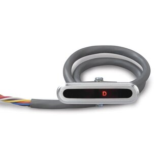 Lokar Billet Aluminum LED Dash Indicator (No Sensor Kit) - GM TH350/TH400/TH200, Ford C4/C6, Chrysler 727/904/518 - Horizontal Display