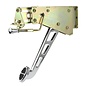 Lokar Under-The-Dash Foot Operated Emergency Brake with Windowed Arm - Oval Rubber Insert Pedal Style