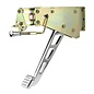 Lokar Under-The-Dash Foot Operated Emergency Brake with Windowed Arm - Ball Milled Pedal Style