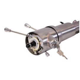 Ididit Retrofit 1970-75 Camaro; Tilt Floor Shift w/Ignition; Paintable Steel - 1620860010