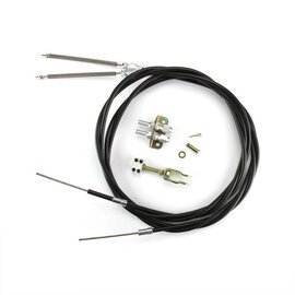 Lokar Universal Emergency Brake Cables - Black Housing - EC-80FU