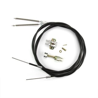 Lokar Universal Emergency Brake Cables - Black Housing - EC-80FU