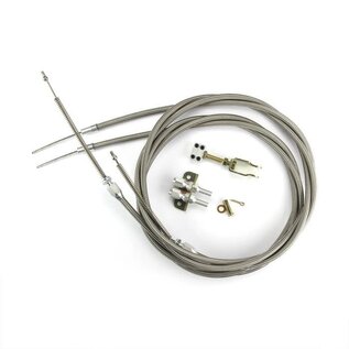 Lokar Universal Emergency Brake Cables - Stainless Housing - EC-80FHT