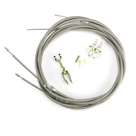 Lokar Universal Emergency Brake Cables - Stainless Housing - EC-80FHTTB