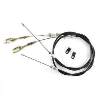 Lokar Rear Brake Cable Kit - '42 - '54 Chevy Trucks - Ford Explorer or Wilwood Discs w/ Internal Drum E-Brake -