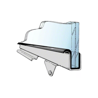 Vintique, Inc. 1928-37 Ford Car & Pickup Door Glass Metal Channel Seal - B-45968