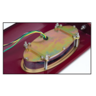 Lokar Billet Aluminum Oval LED Taillights - Standard Size