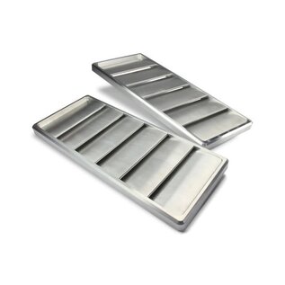 Lokar Goolsby Edition Brushed Billet Aluminum Hood Vents - GSE-3000