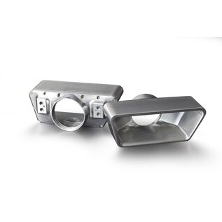 Lokar Goolsby Edition Billet Aluminum Exhaust Tips - V-Band Clamp